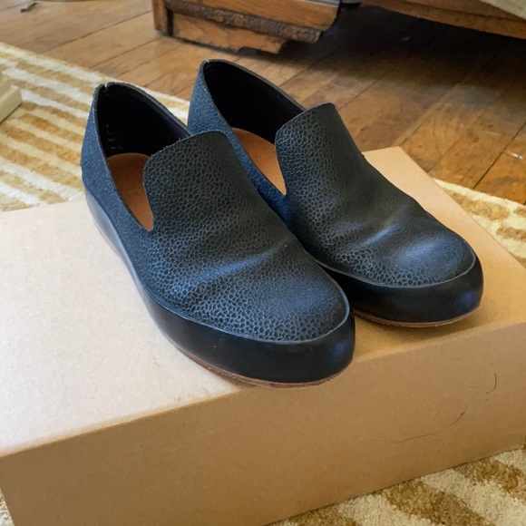 FEIT Hand Sewn Leather Suede Shoes Slipper Slide On 7 - Picture 1 of 7